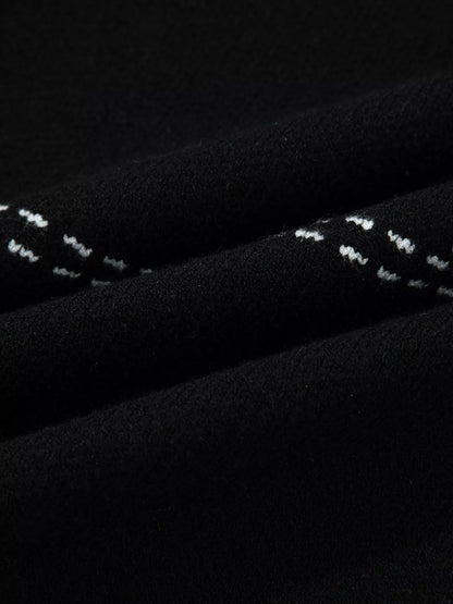 Contrast Trim Button up Sweater Cardigan