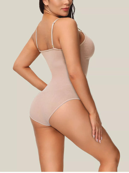 Full Size Seamless Scoop Neck Shaping Bodysuit Plus Size