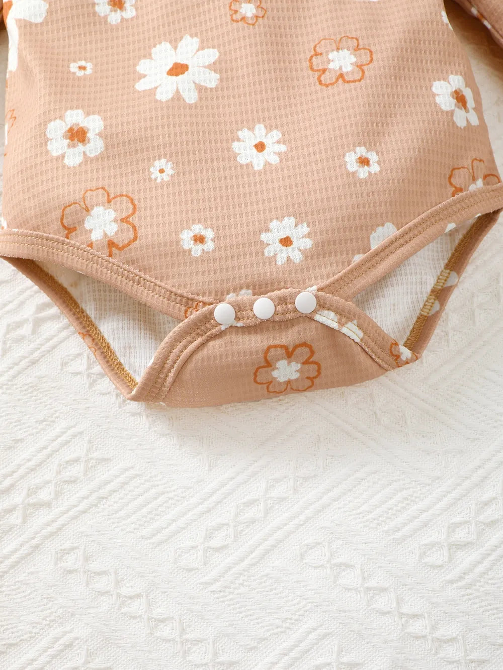 Children's Ruffled Floral Bodysuit and Bloomer, Headband Set