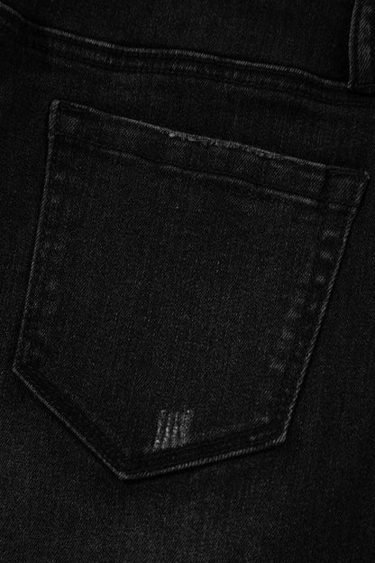 High-Waisted Wide-Leg Vintage Wash Jeans