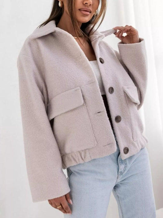 Button-Down Long Sleeve Outerwear