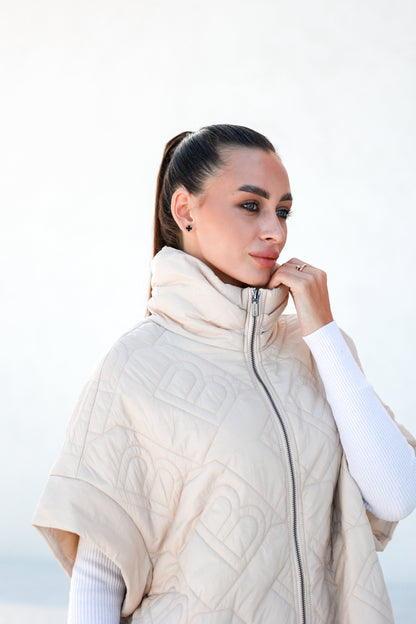 Bianca Relaxed Fit Embossed Vest