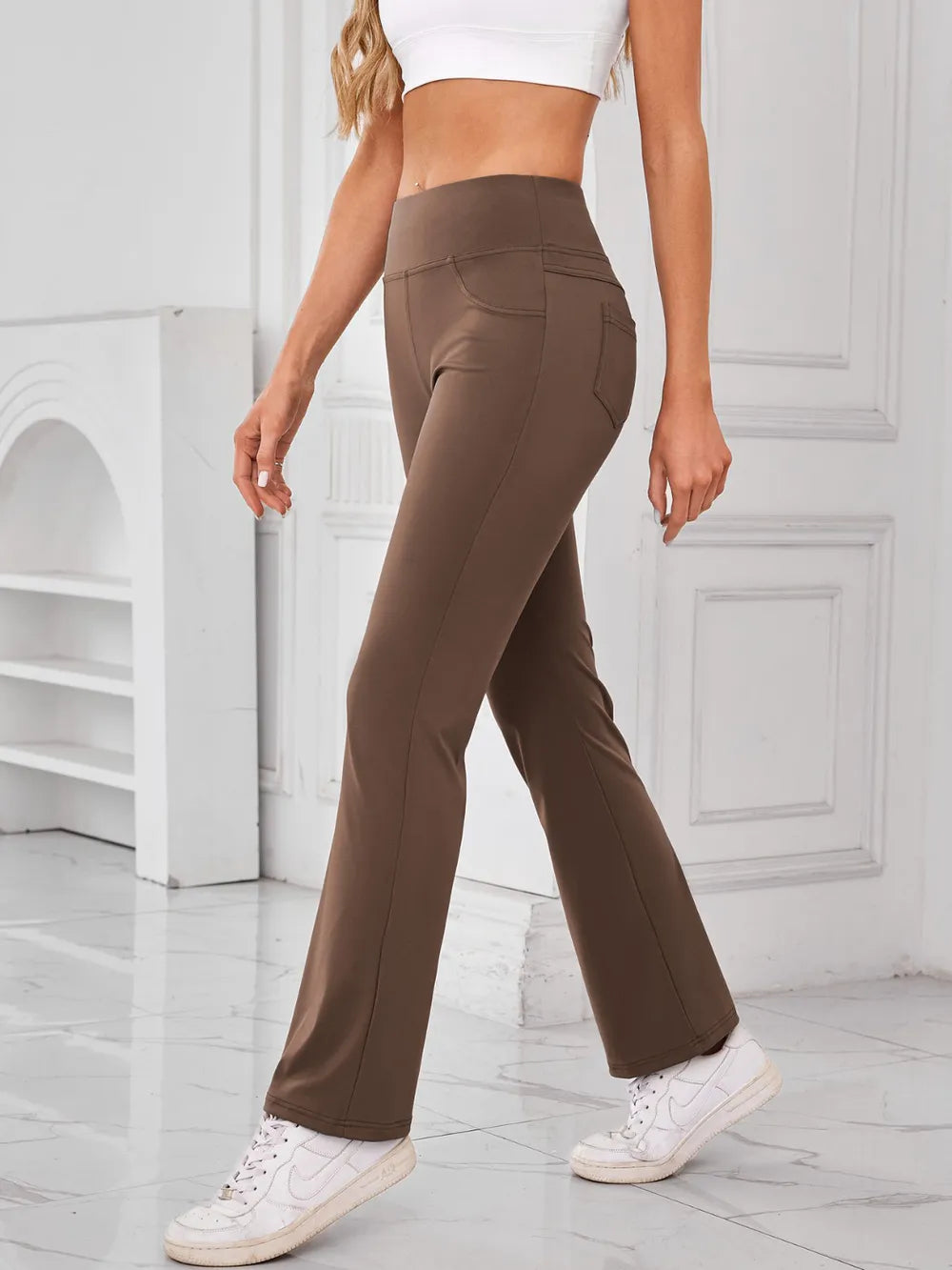 Lovelet High Waist Active Pants with Pockets