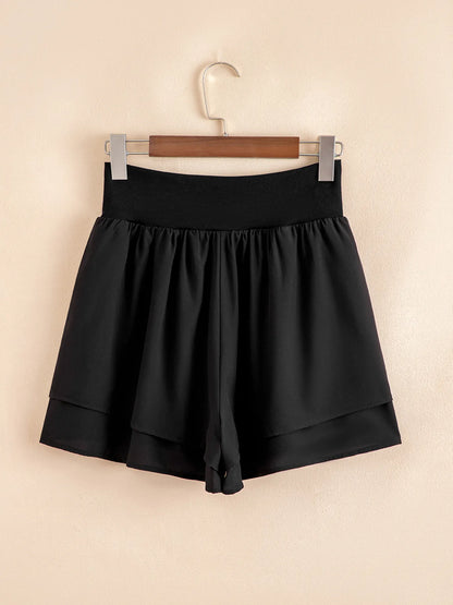 Layered Ruffle Shorts
