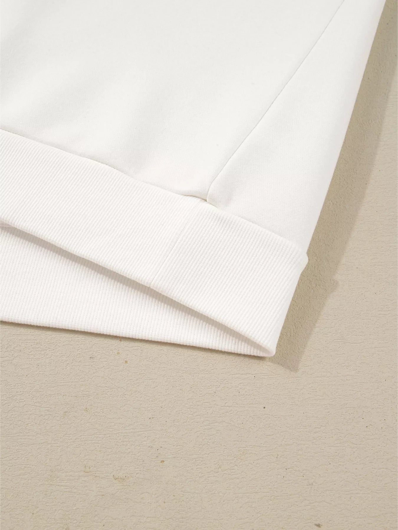 Color Block Patchwork Drop Shoulder Pullover and Shorts Set