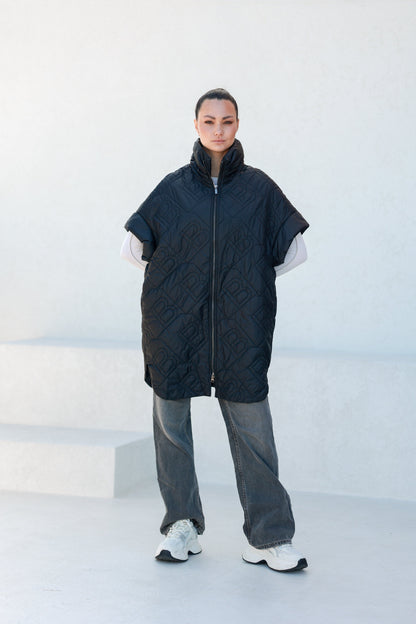 Bianca Relaxed Fit Embossed Vest