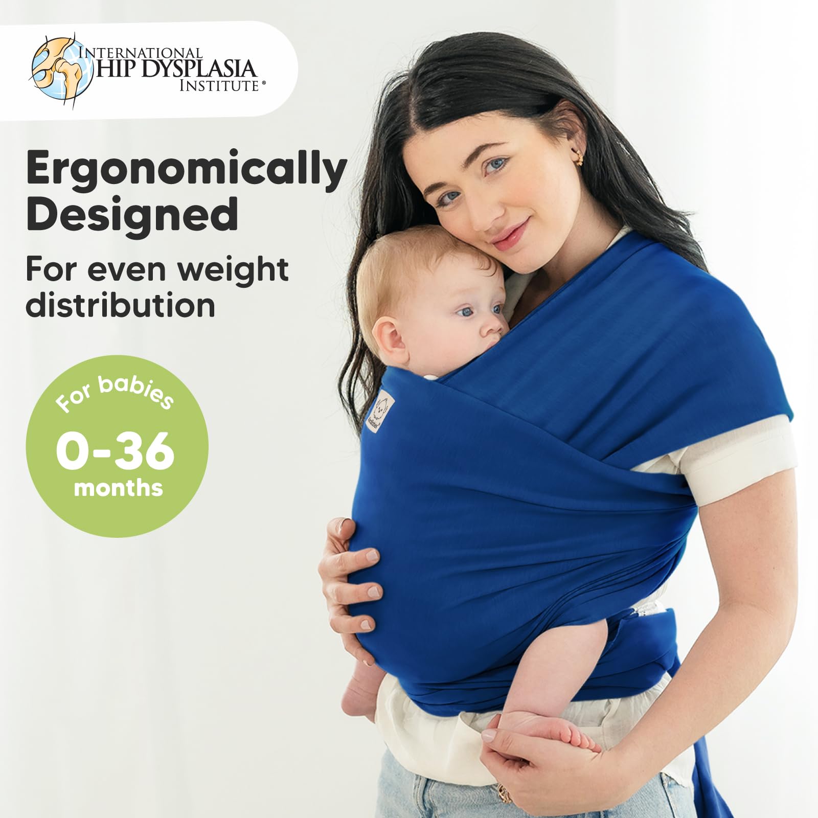 Baby Wrap Carrier Newborn to Toddler Hands-Free Infant Sling