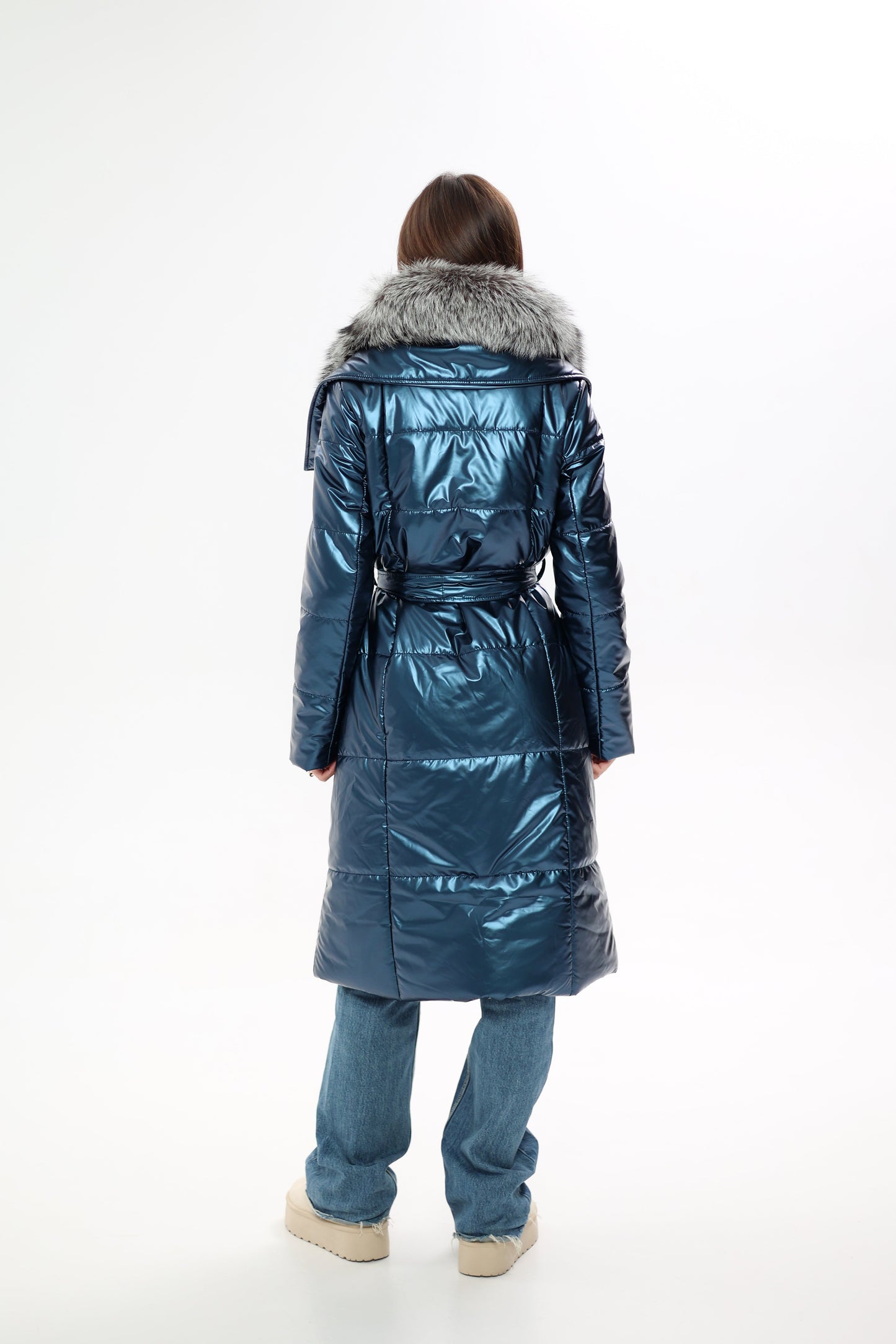 Genuine Silver Fox Fur Freudenberg Comfortemp® Coat