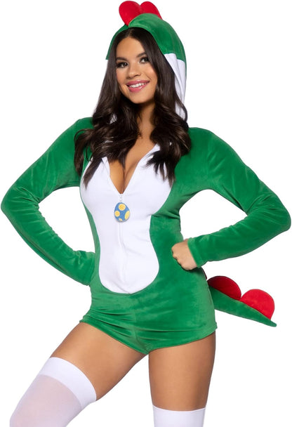 Ultra Soft Zipper Romper Costume - Women's Comfy Character Outfit Multi