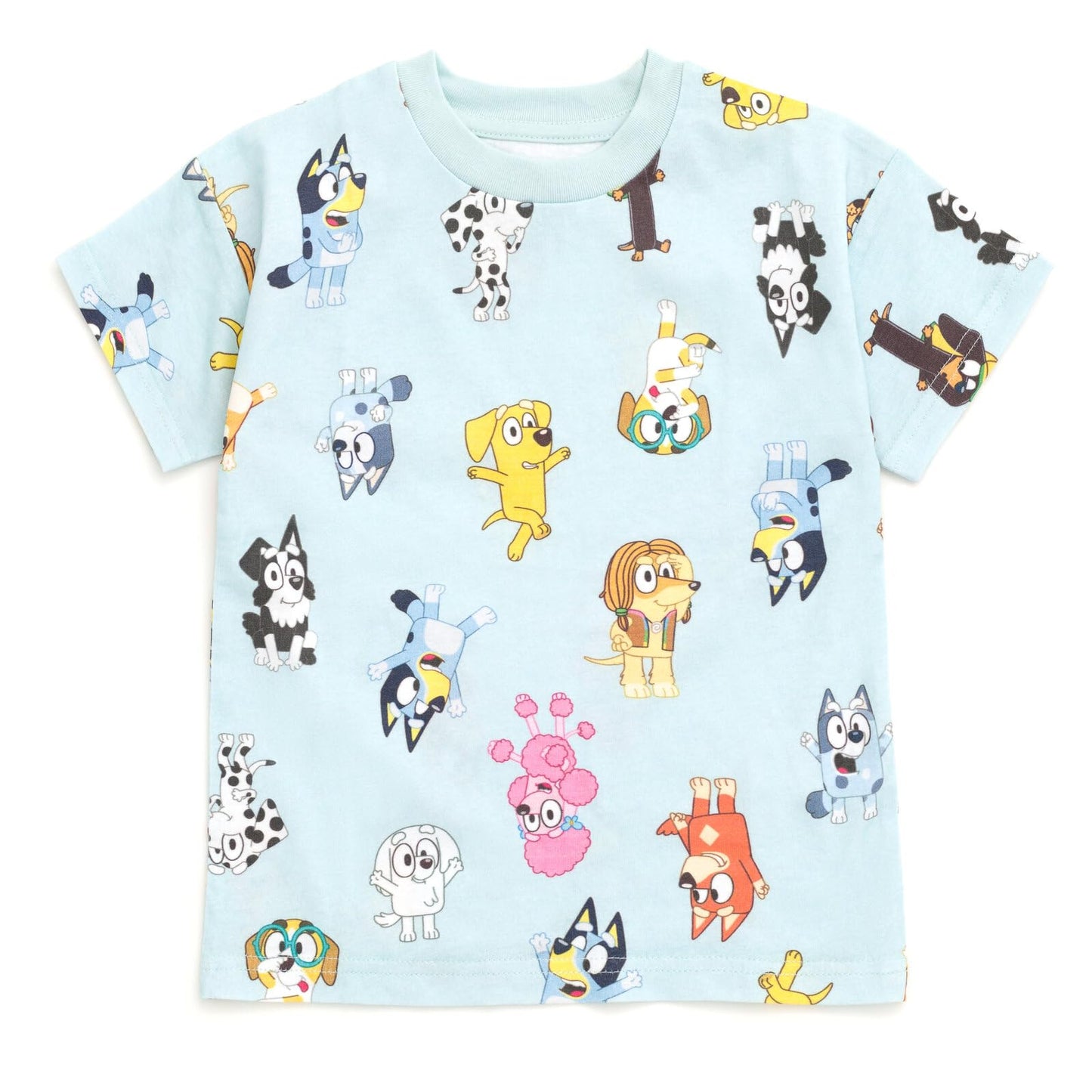 Bluey 3-Piece Kids Outfit Set - T-Shirt, Shorts & Baseball Cap for Toddlers to Big Kids