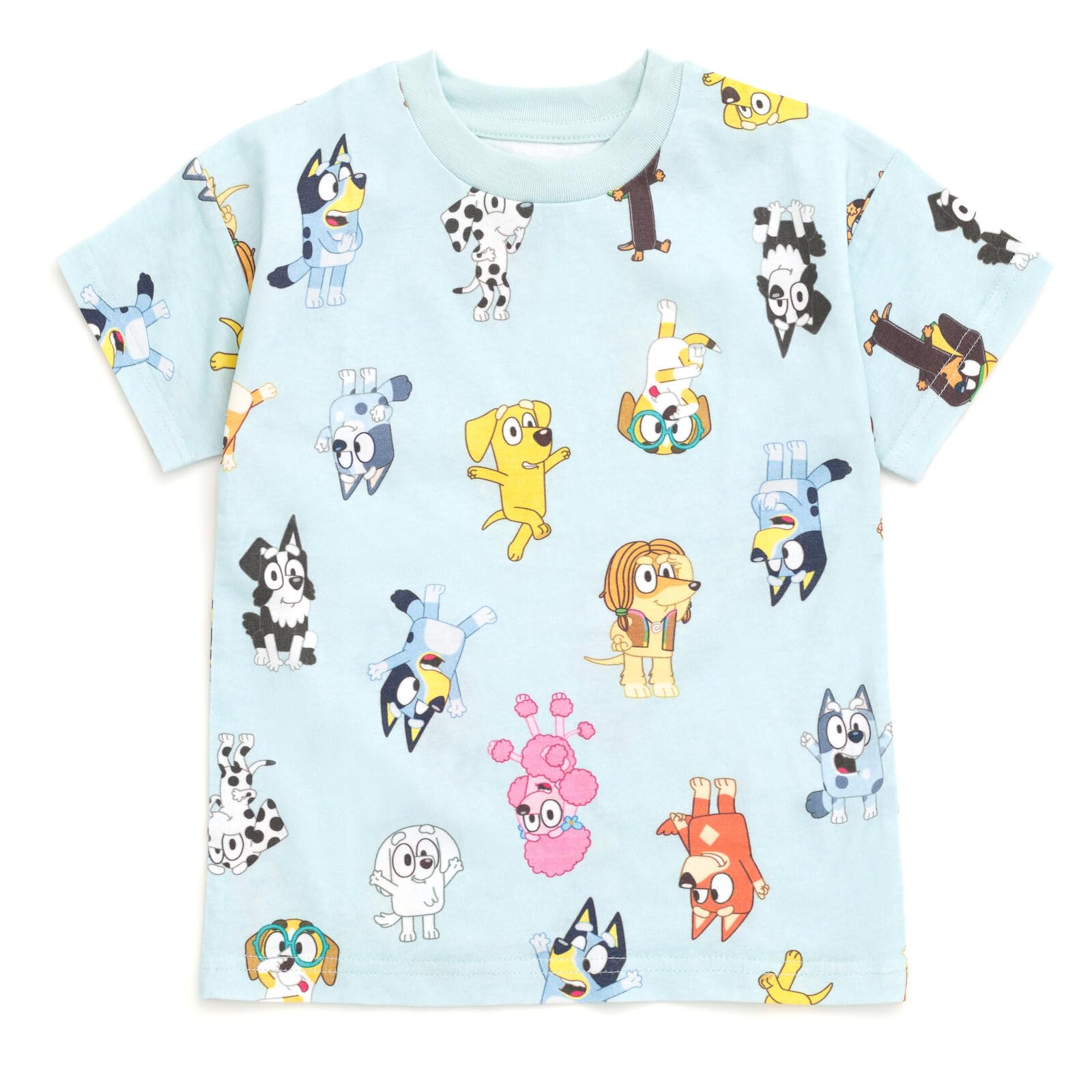 Bluey 3-Piece Kids Outfit Set - T-Shirt, Shorts & Baseball Cap for Toddlers to Big Kids