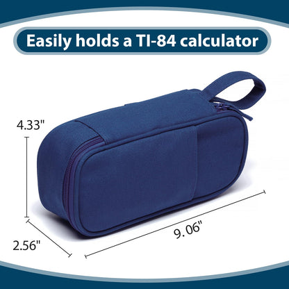 Large Pencil Case 1800ml - Heavy Duty Canvas School Supplies Organizer for Kids Students