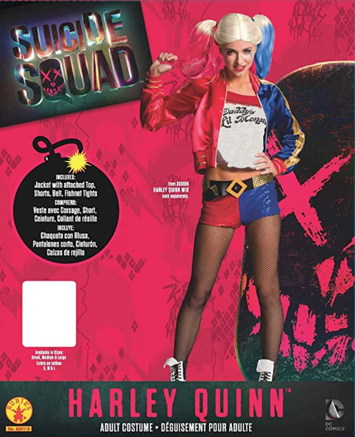 Women's Harley Quinn Costume - Deluxe Suicide Squad Outfit with Accessories