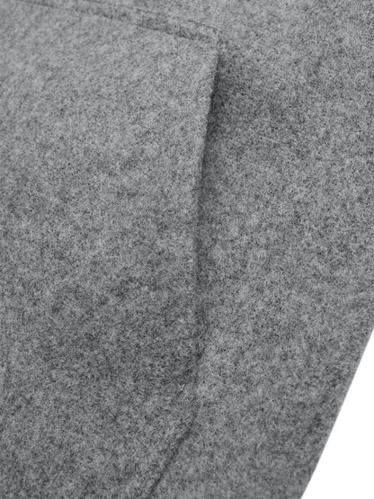 Snap Down Dropped Shoulder Jacket