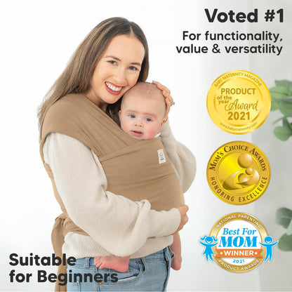 Baby Wrap Carrier Newborn to Toddler Hands-Free Infant Sling