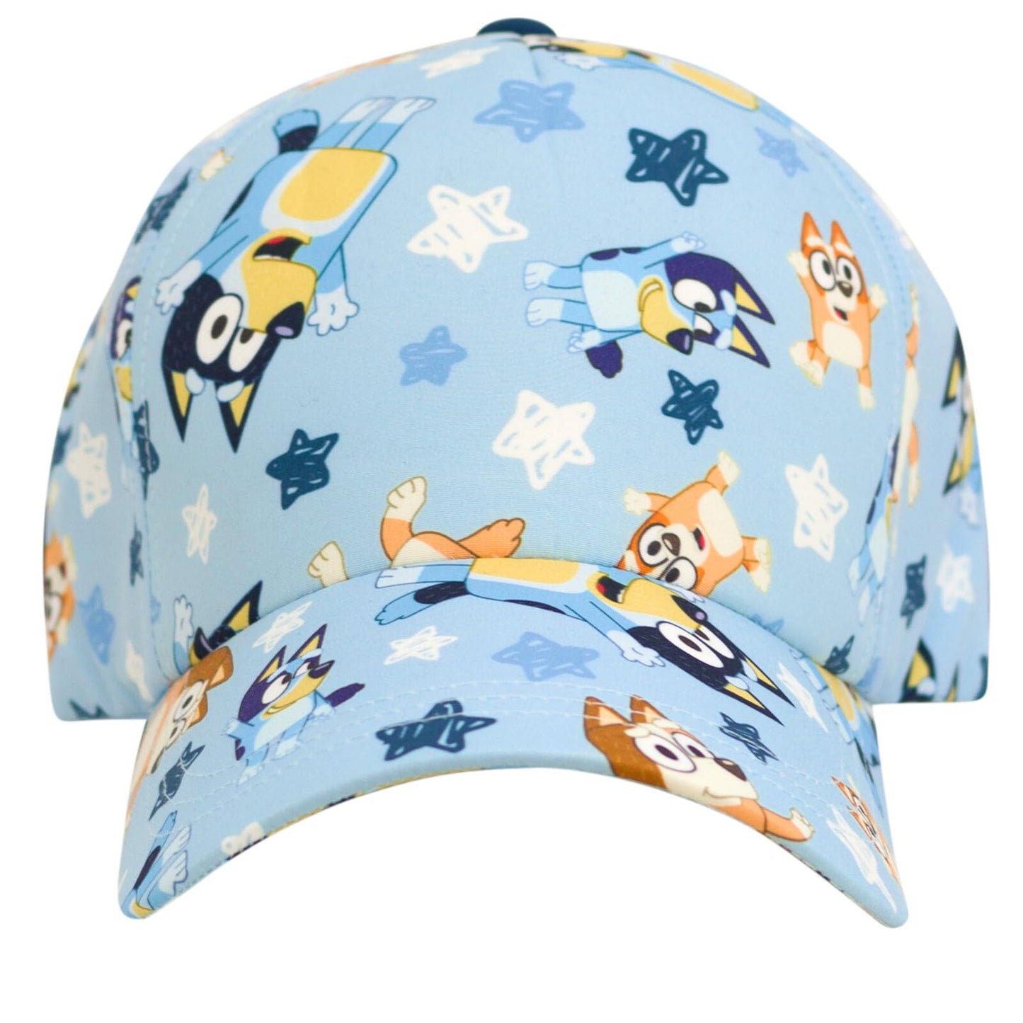 Bluey 3-Piece Kids Outfit Set - T-Shirt, Shorts & Baseball Cap for Toddlers to Big Kids