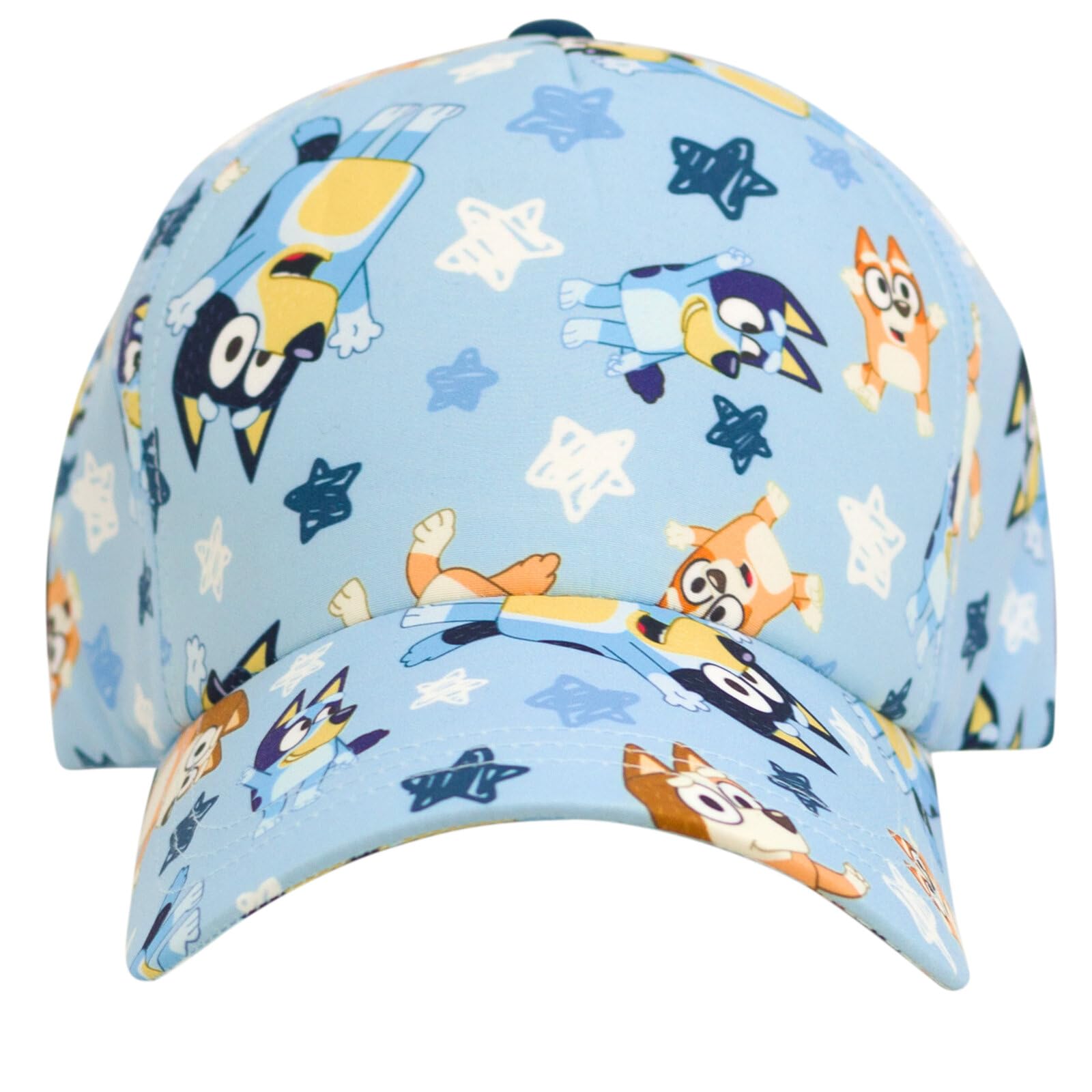 Bluey 3-Piece Kids Outfit Set - T-Shirt, Shorts & Baseball Cap for Toddlers to Big Kids