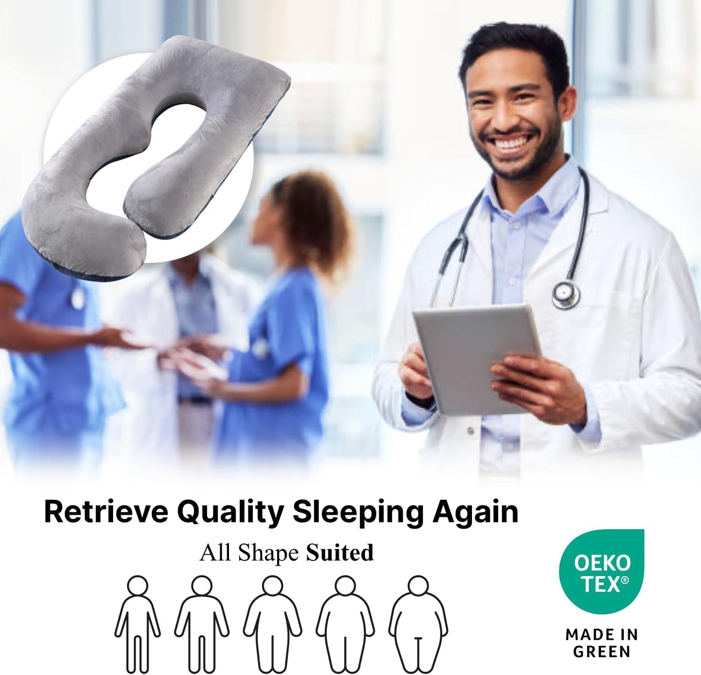 Full Body Pregnancy Pillow 57 Inch Maternity Support Pillow