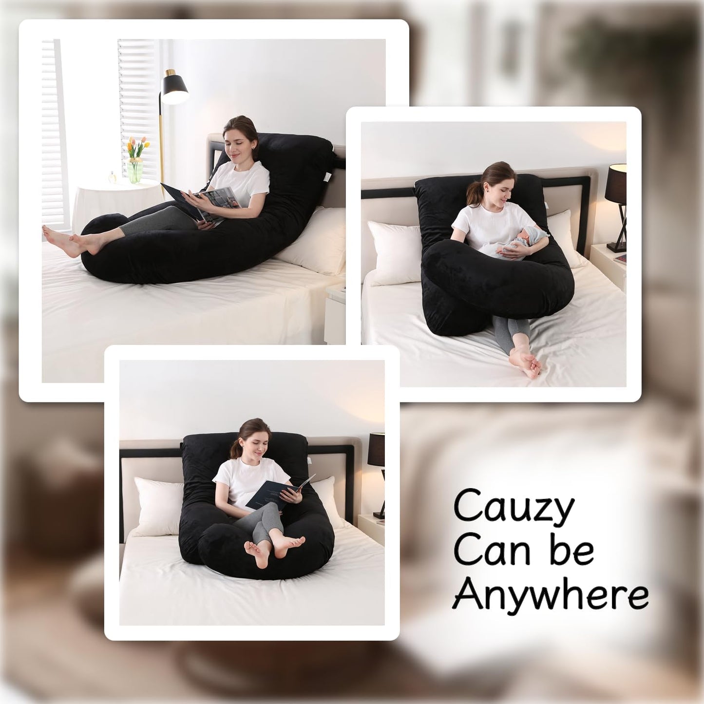Full Body Pregnancy Pillow 57 Inch Maternity Support Pillow