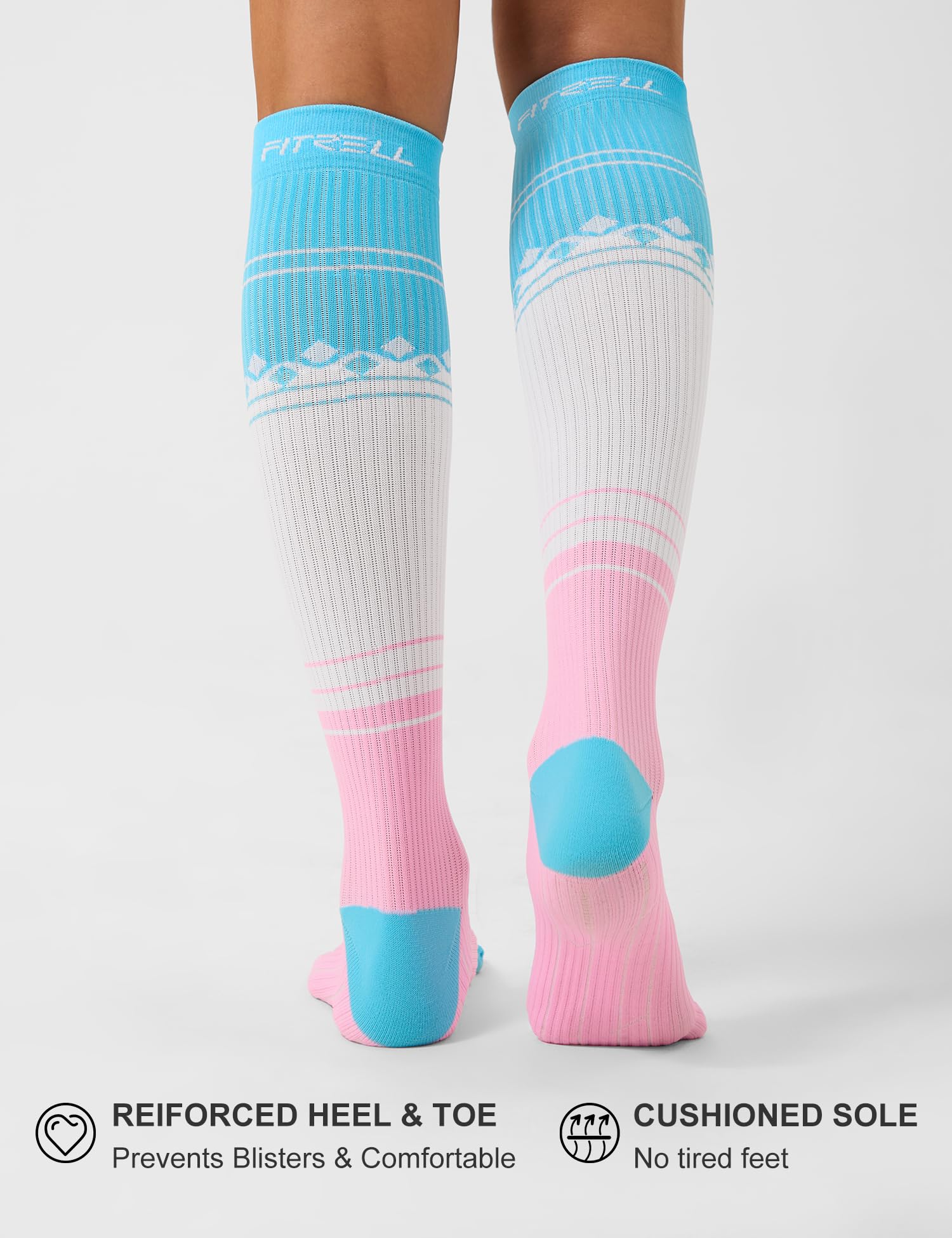 Compression Socks 20-30mmHg 3 Pairs Women Men Circulation Support