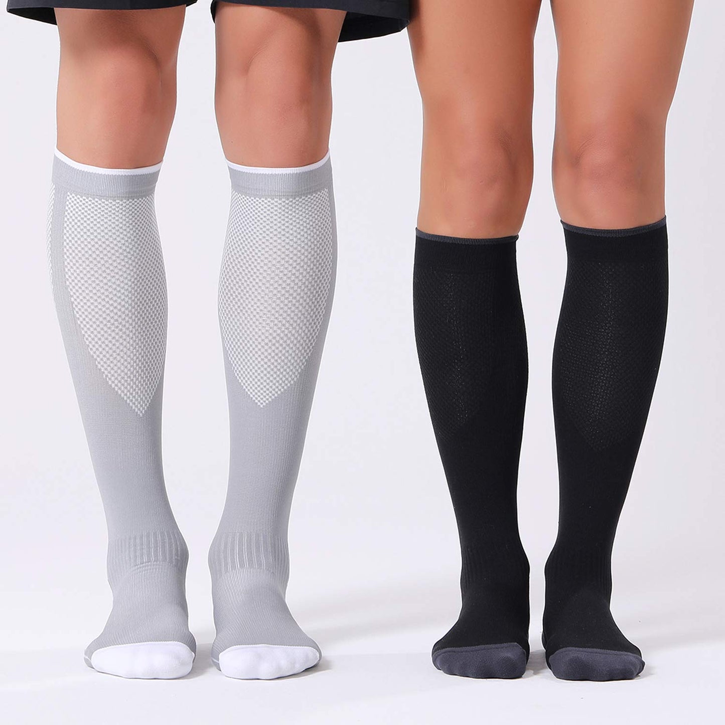Compression Socks 20-30mmHg 3 Pairs Women Men Circulation Support