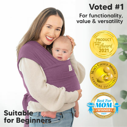 Baby Wrap Carrier Newborn to Toddler Hands-Free Infant Sling