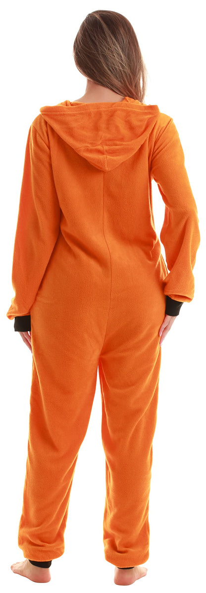 Adult Onesie Pajamas Costume - Cozy Fleece Jumpsuit for Women Men
