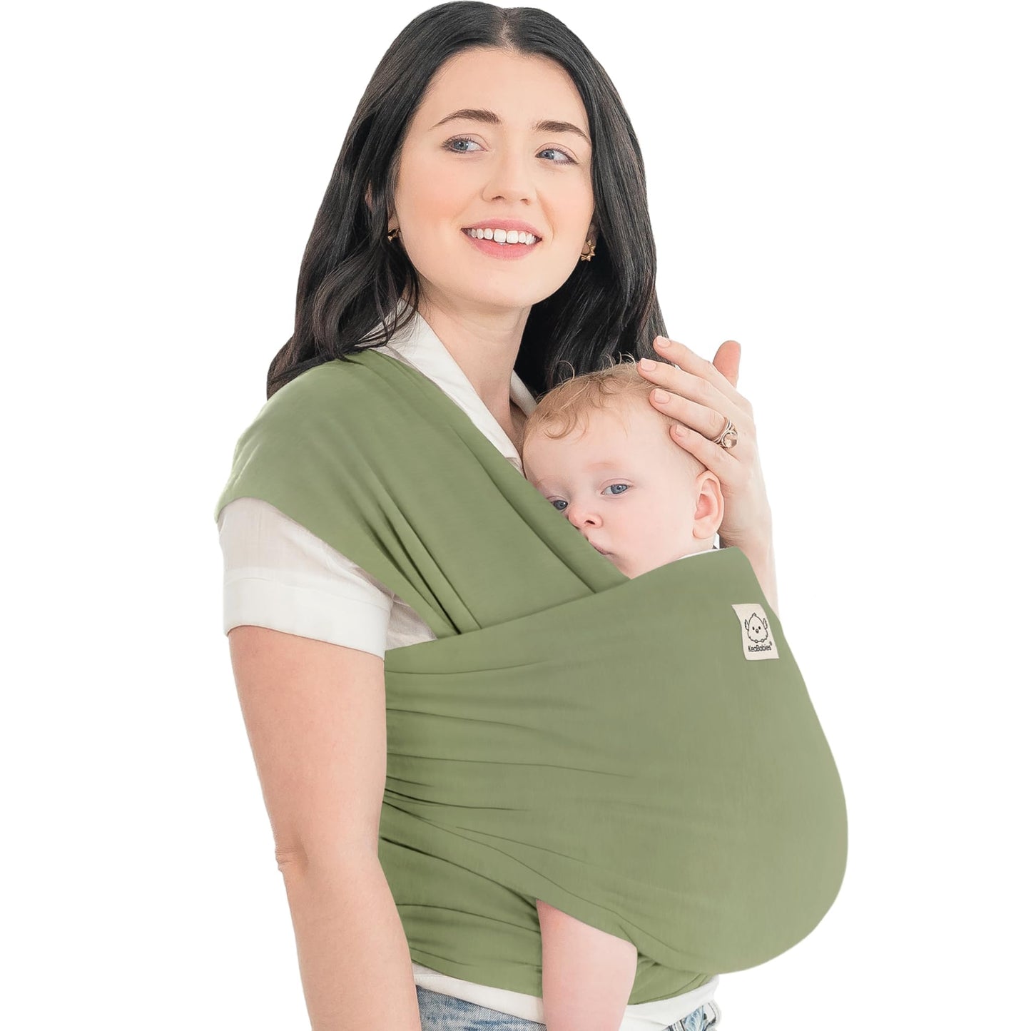 Baby Wrap Carrier Newborn to Toddler Hands-Free Infant Sling One Size (Pack of 1) Dusty Olive