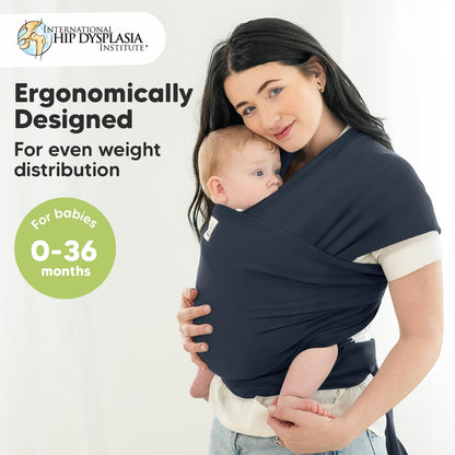 Baby Wrap Carrier Newborn to Toddler Hands-Free Infant Sling