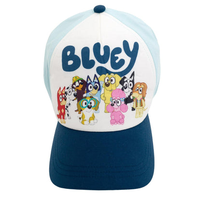 Bluey 3-Piece Kids Outfit Set - T-Shirt, Shorts & Baseball Cap for Toddlers to Big Kids