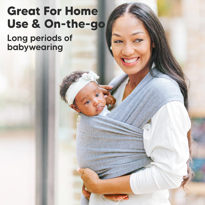 Baby Wrap Carrier Newborn to Toddler Hands-Free Infant Sling