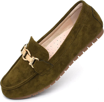 Women Loafers - Comfortable Slip On Business Casual Penny Loafers