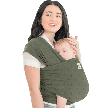 Baby Wrap Carrier Newborn to Toddler Hands-Free Infant Sling One Size (Pack of 1) Forest Berries