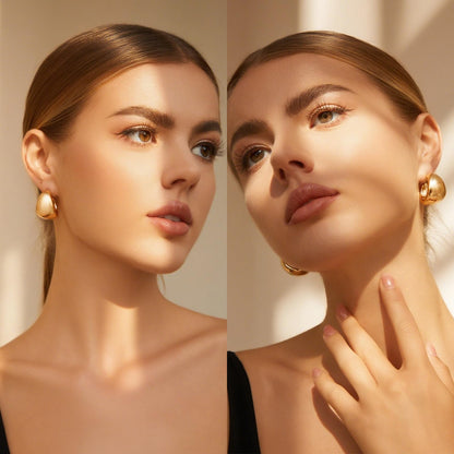 Women's Accessories - 36-Piece Gold Plated Jewelry Set Necklaces Bracelets Earrings Rings Gift