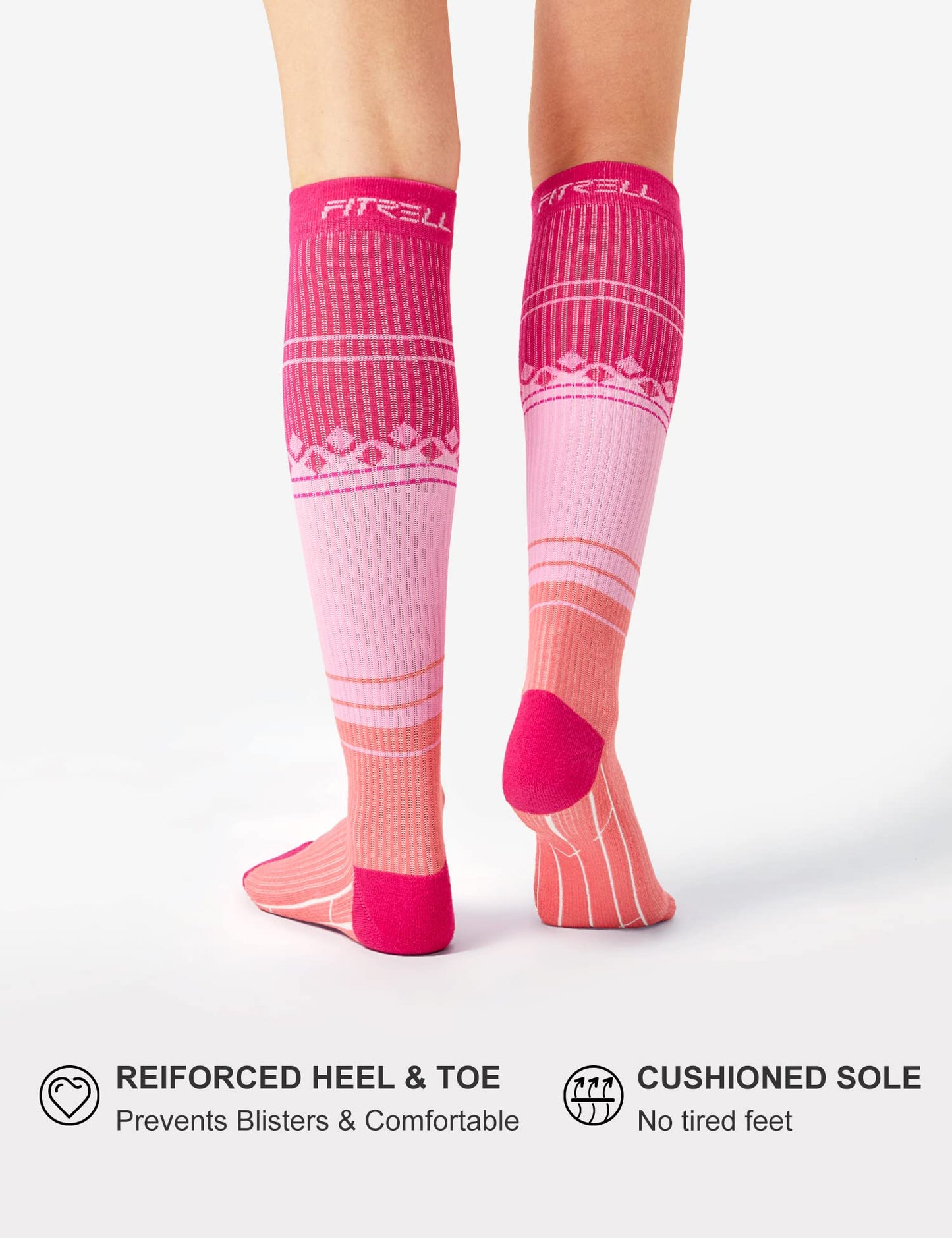 Compression Socks 20-30mmHg 3 Pairs Women Men Circulation Support