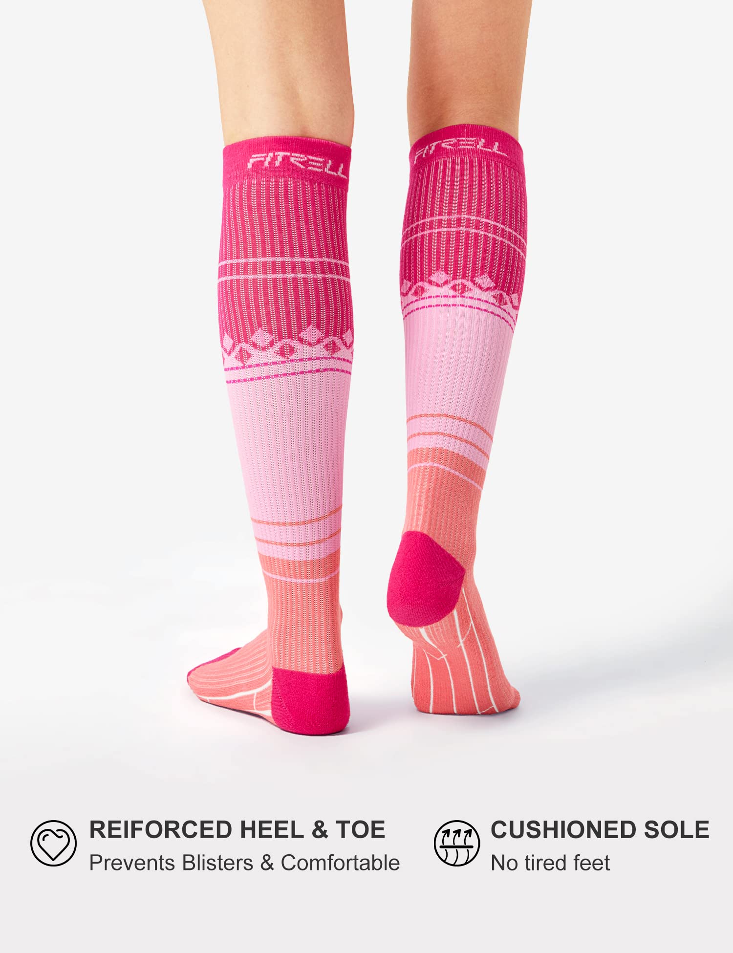 Compression Socks 20-30mmHg 3 Pairs Women Men Circulation Support