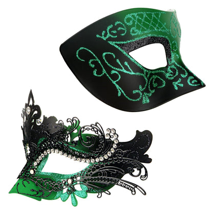 Masquerade Masks - Elegant Mardi Gras Party Masks - Premium Decorative Masks for Women and Men