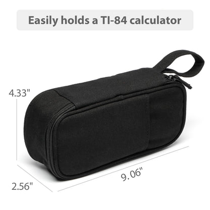 Large Pencil Case 1800ml - Heavy Duty Canvas School Supplies Organizer for Kids Students