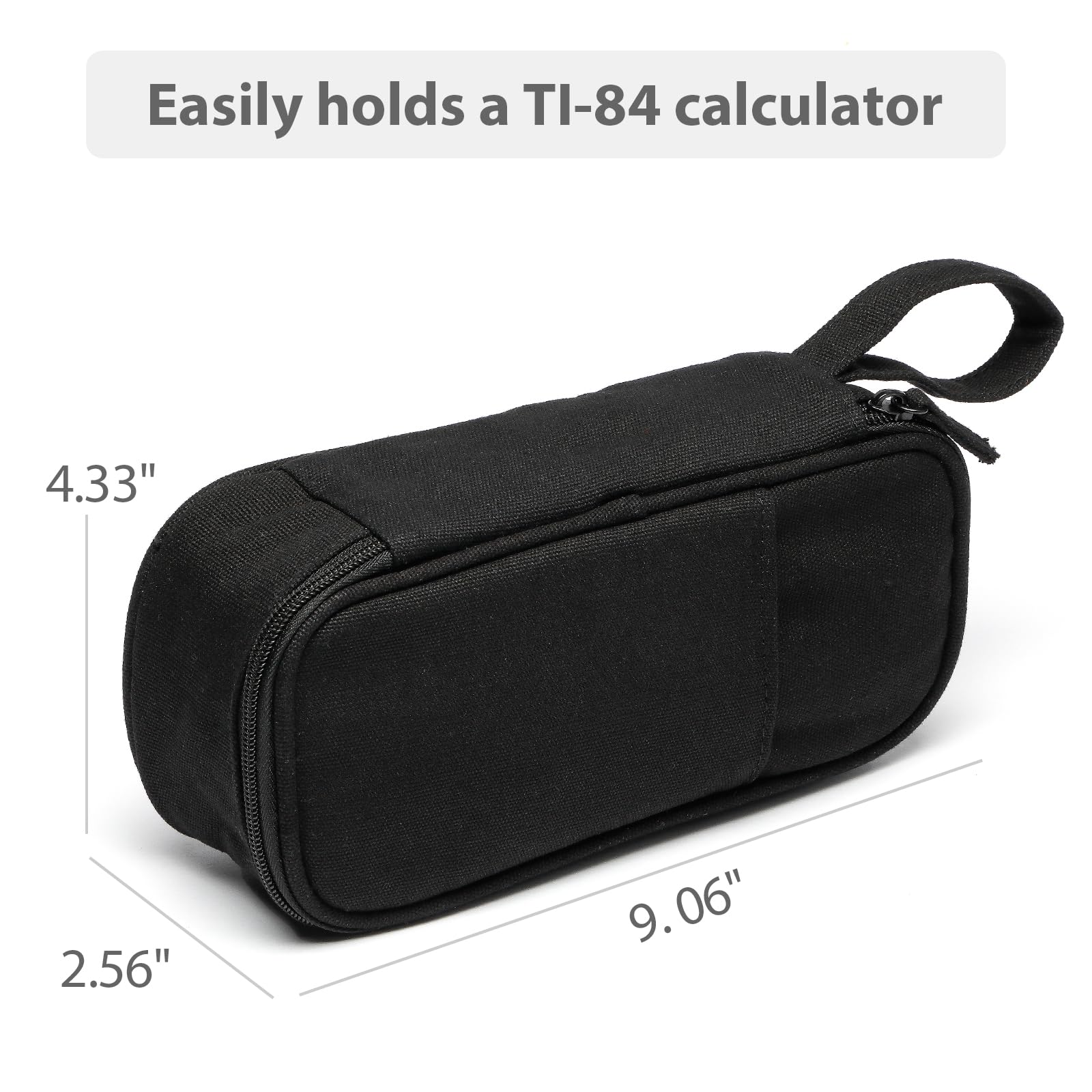 Large Pencil Case 1800ml - Heavy Duty Canvas School Supplies Organizer for Kids Students