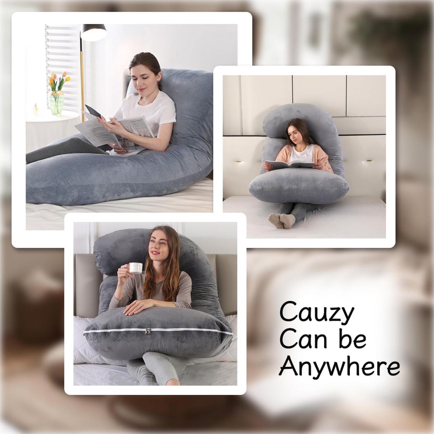 Full Body Pregnancy Pillow 57 Inch Maternity Support Pillow