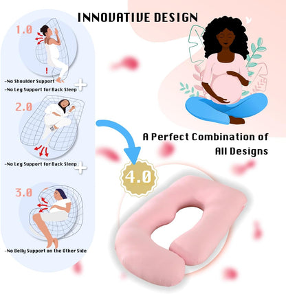 Full Body Pregnancy Pillow 57 Inch Maternity Support Pillow