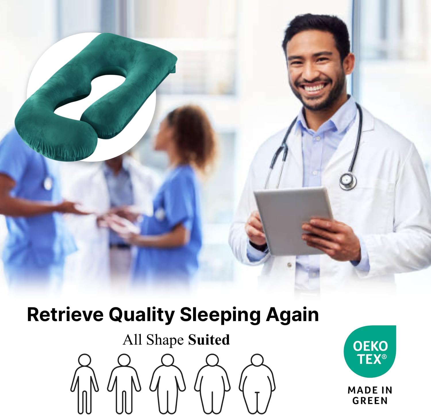 Full Body Pregnancy Pillow 57 Inch Maternity Support Pillow