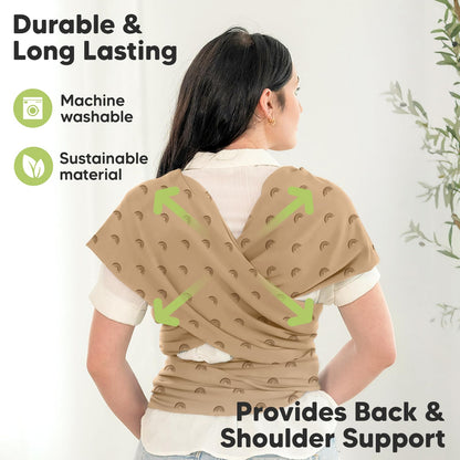 Baby Wrap Carrier Newborn to Toddler Hands-Free Infant Sling