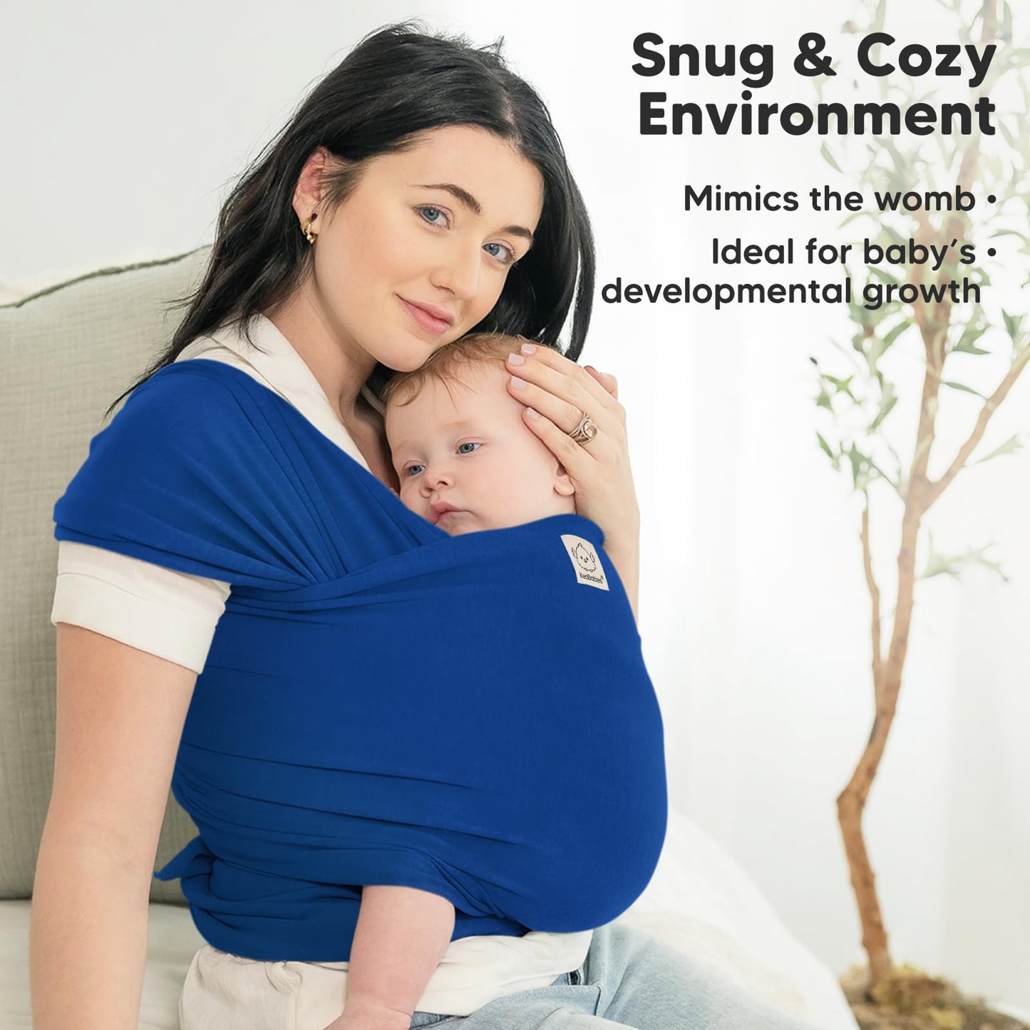 Baby Wrap Carrier Newborn to Toddler Hands-Free Infant Sling
