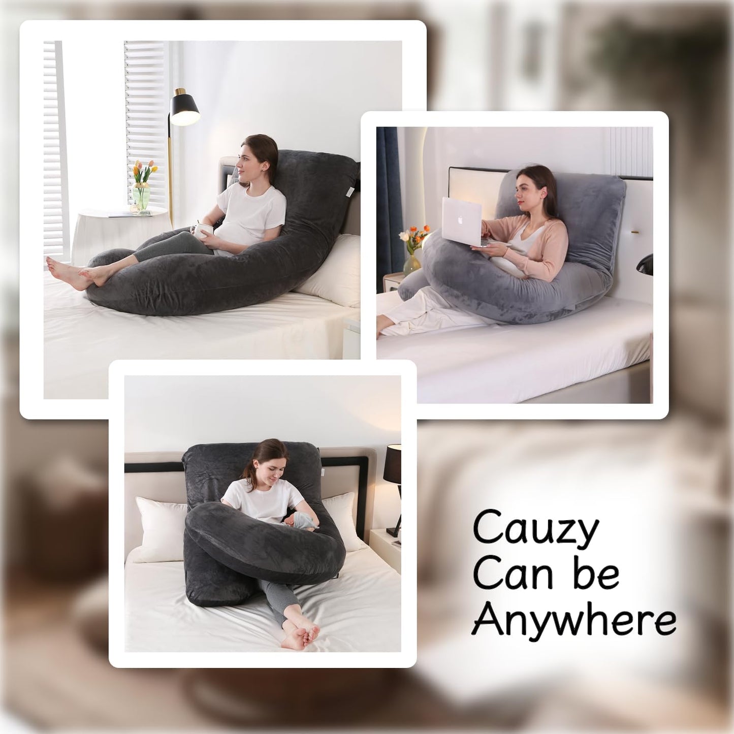 Full Body Pregnancy Pillow 57 Inch Maternity Support Pillow
