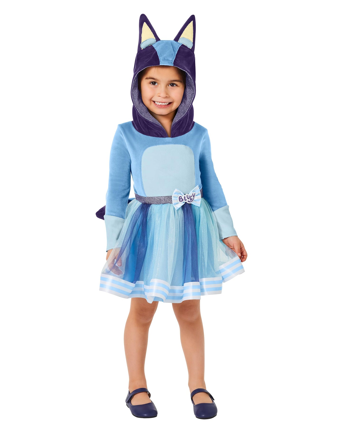 Bluey Toddler Girls Halloween Costume - Official Licensed Character Dress Up Outfit Çizgili