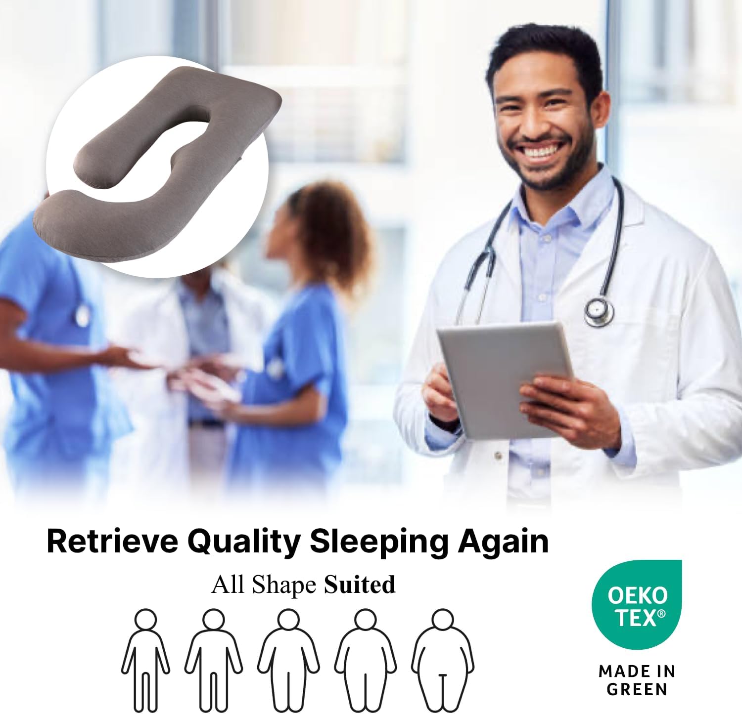 Full Body Pregnancy Pillow 57 Inch Maternity Support Pillow