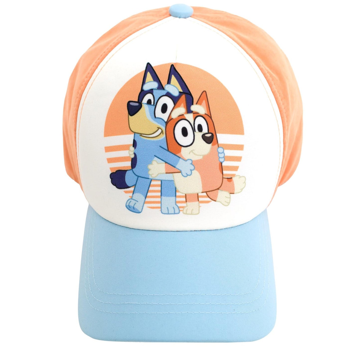 Bluey 3-Piece Kids Outfit Set - T-Shirt, Shorts & Baseball Cap for Toddlers to Big Kids