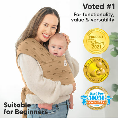 Baby Wrap Carrier Newborn to Toddler Hands-Free Infant Sling