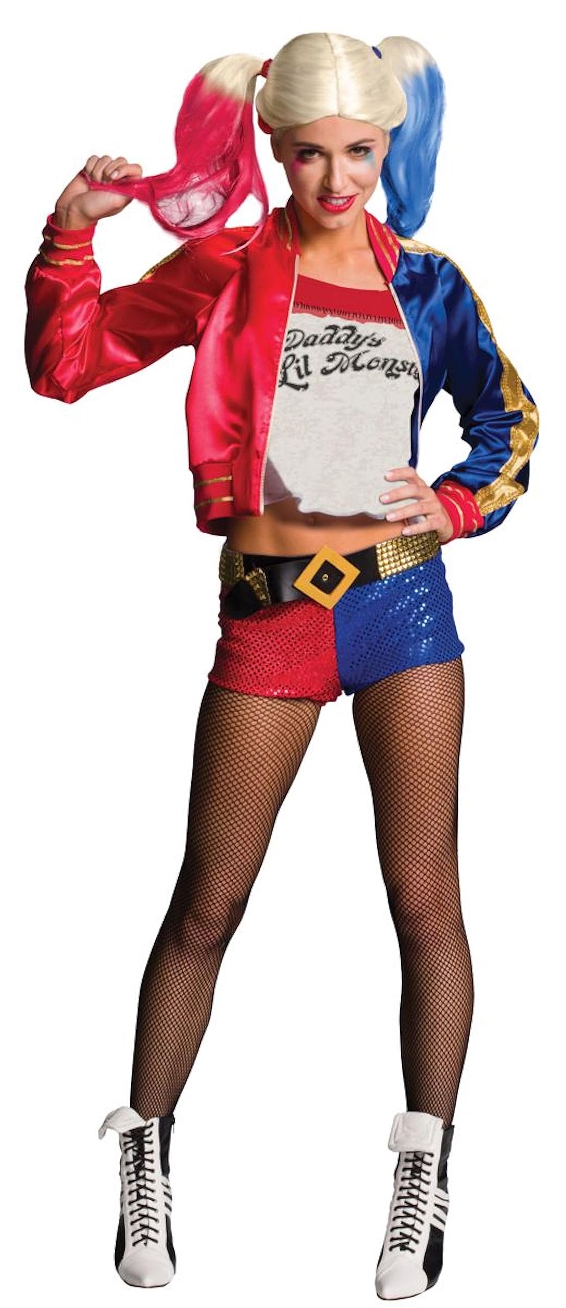 Women's Harley Quinn Costume - Deluxe Suicide Squad Outfit with Accessories